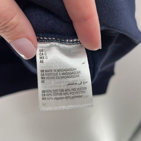 Ideology Men's Crewneck Fleece Sweatshirt - Navy - Large - New with tags - Picture 5 of 6